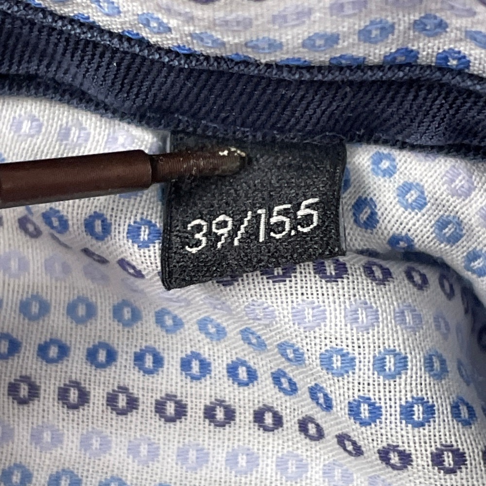 Hammer Made Men's White Patterned Dress Shirt - Picture 5 of 9